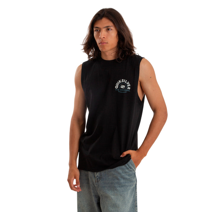 Quiksilver Musculosas Masculino Moda Summer Road Muscle Negro
