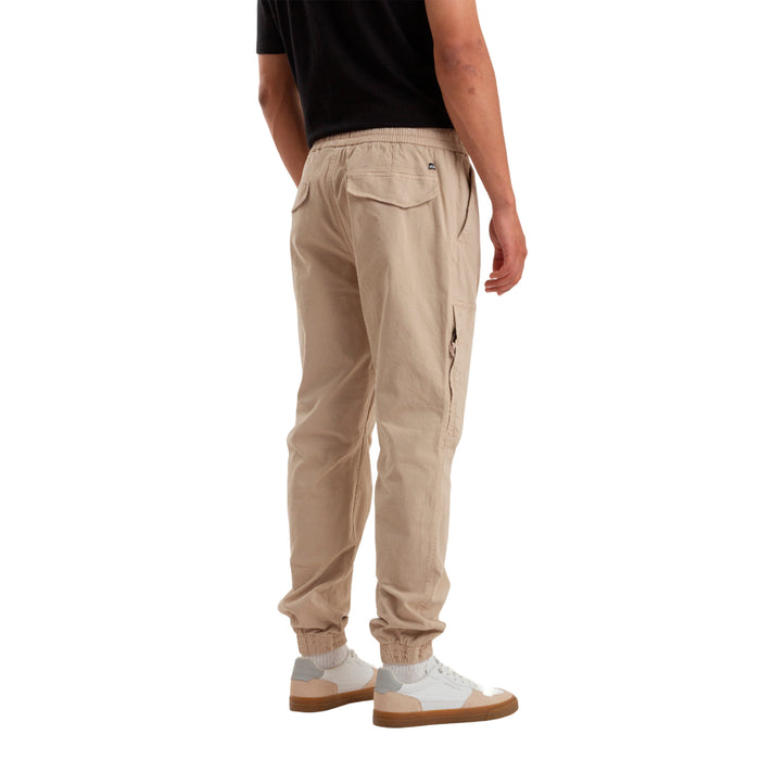 Quiksilver Pantalones Masculino Moda Cargo Julian Light Beige