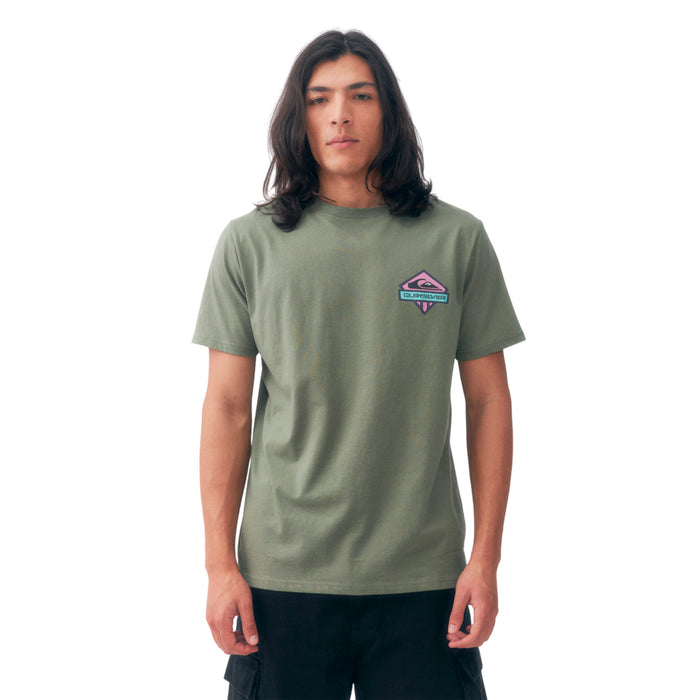 Quiksilver Remeras Masculino Moda Crystal Jet Green