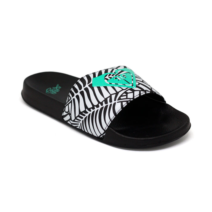 GLAS00-L-146 Roxy Calzados Zapatillas Femenino Moda Glass Black/Aquamarine