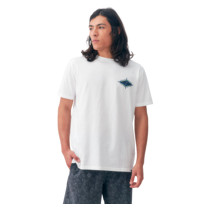 Quiksilver Remeras Masculino Moda Beach Blast White