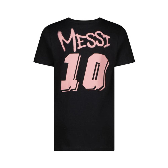 Messi Remeras Niños Ten Black
