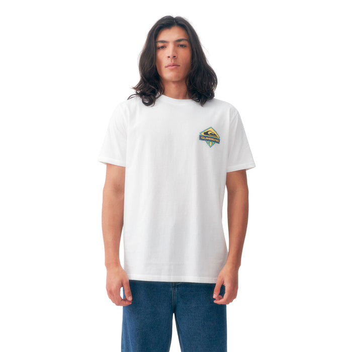 Quiksilver Remeras Masculino Moda Crystal Jet White