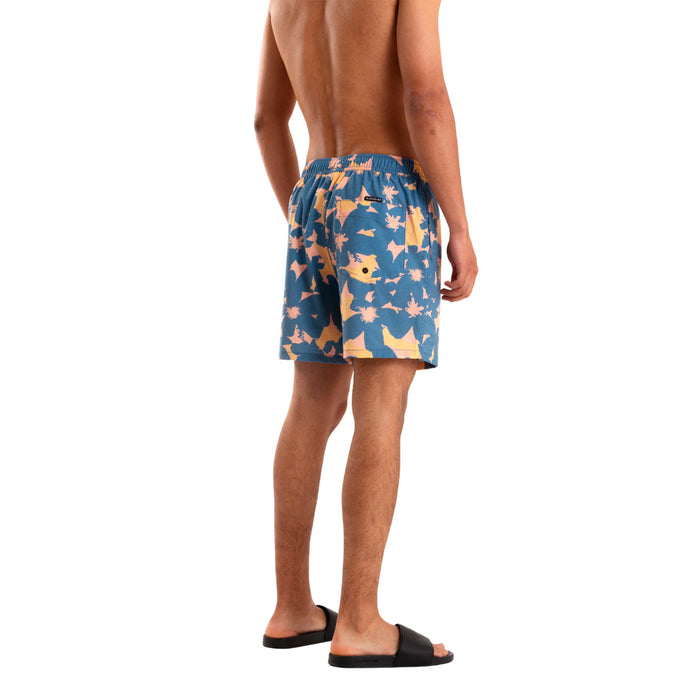 Quiksilver Shorts de Baño Masculino Moda Volley Handtman Coronet