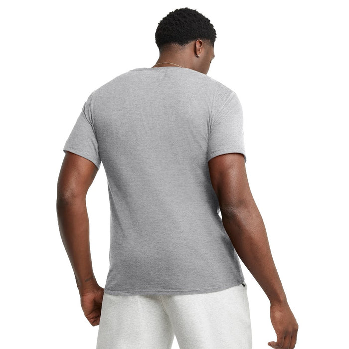 Champion T-Shirt Masculino Mens Short Sleeve Jsy Tee Oxford Gray