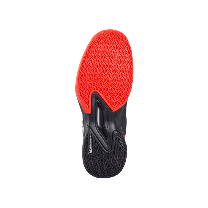 3J4F25A756-2019 BABOLAT CALZADOS DEPORTIVOS NIÑOS PADEL JET PREMURA 2 BLACK/TOMATO RED