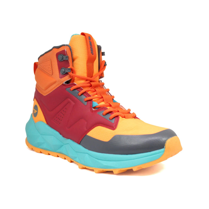 Hitec Deportivos Masculino Hiking M Geo Sand Trail Mid Red/Orange/Teal