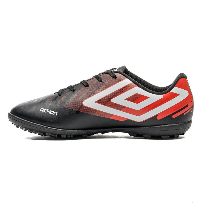Umbro Society Masculino Futbol Action Negro/Rojo/Blanco
