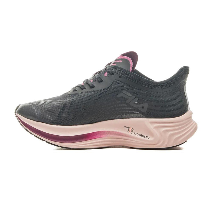 Fila Femenino Running Racer Carbon Negro/Pink/Bordo
