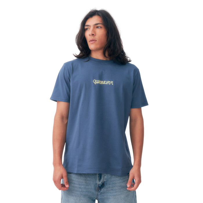 Quiksilver Remeras Masculino Moda Palm Island Vintage Indigo