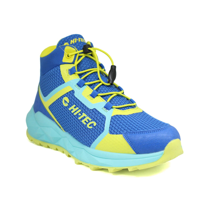 Hitec Deportivos Masculino Hiking Geo Dyn Trail Mid Med Blue/Aqua/Lt Green