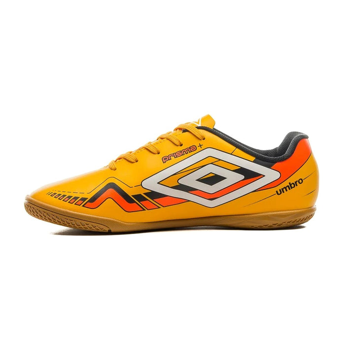U01FB00144-626 Umbro Calzados Futbol Indoor Masculino Prisma Amarillo/Blanco/Naranja Fluor