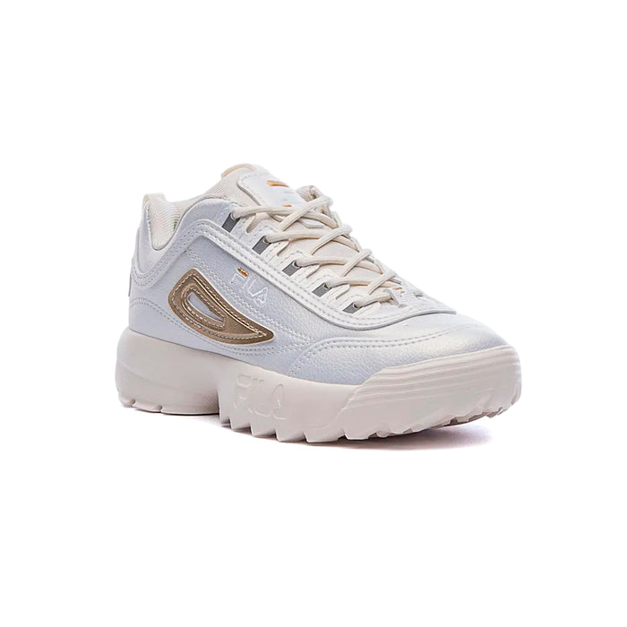 Fila Heritage Niños Moda Disruptor Beige/Oro/Blanco