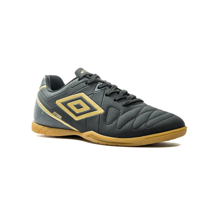 Umbro Futbol Indoor Masculino Attak Eternal Negro/Dorado/Grafito
