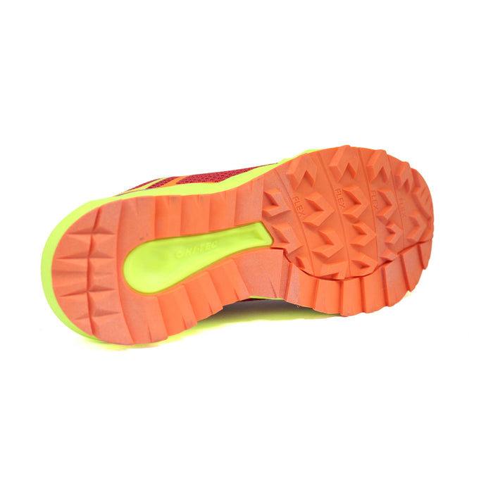 Hitec Deportivos Masculino Hiking Geo Dynamite Trail Red/Yellow/Med Blue