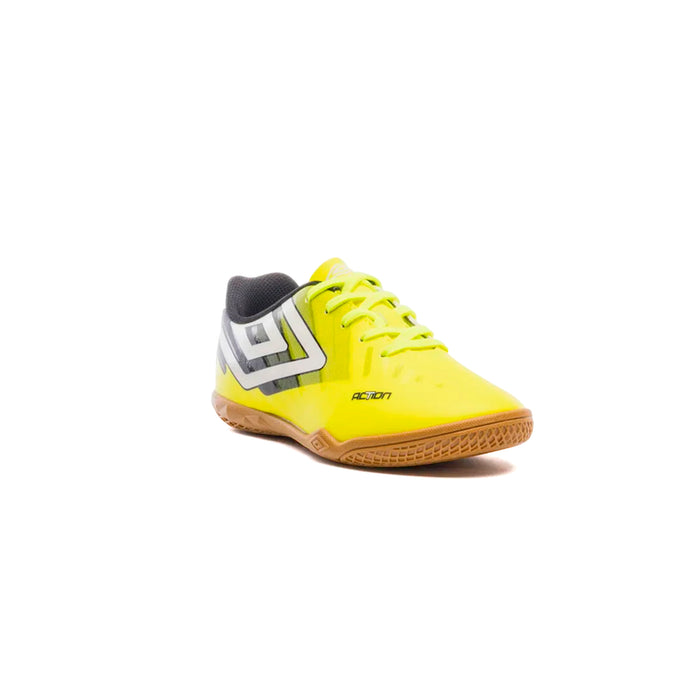 U07FB00285-612 Umbro Calzados Indoor Niños Futbol Action Jr Limon/Negro/Blanco