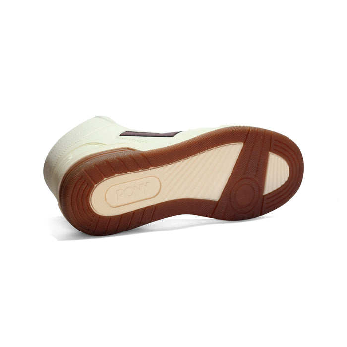 BAP2503H-L-50 PONY CALZADOS LIFESTYLE FEMENINO MODA BRONX BEAT OFF WHITE /WHITE/BURGUNDY