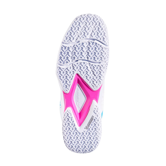 3A1F25C950-1045 Babolat Calzados Deportivos Femenino Padel Sensa  Rise White/Rhodamine  Red