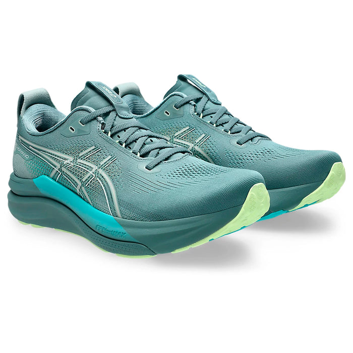1011C167.403 Asics Calzados Deportivos Masculino Running Gel-Kayano 33 Foggy Teal/Illuminate Yellow
