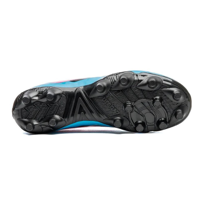 Umbro Campo Masculino Futbol Action Azul Electrico/Preto/Rosa