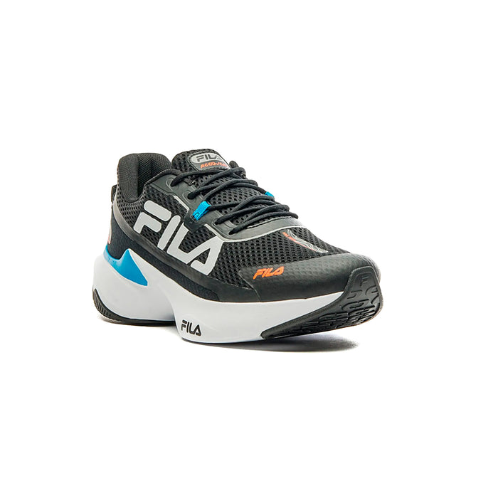 11J728X-6010 FILA CALZADOS DEPORTIVOS MASCULINO RUNNING RECOVERY BLACK/DRESDEN BLUE/RED ORANGE