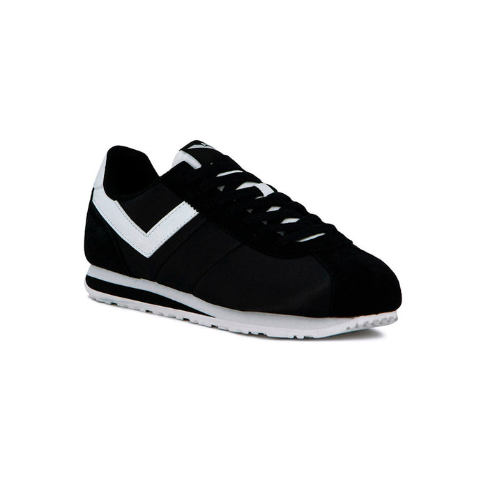 HUDSON-T-13 PONY CALZADOS LIFESTYLE FEMENINO MODA HUDSON BLACK/WHITE
