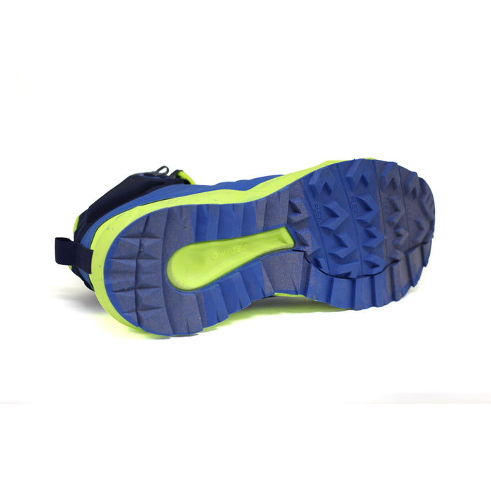 Hitec Deportivos Masculino Hiking M Geo Sand Trail Mid Dk Blue/Med Blue/Yellow