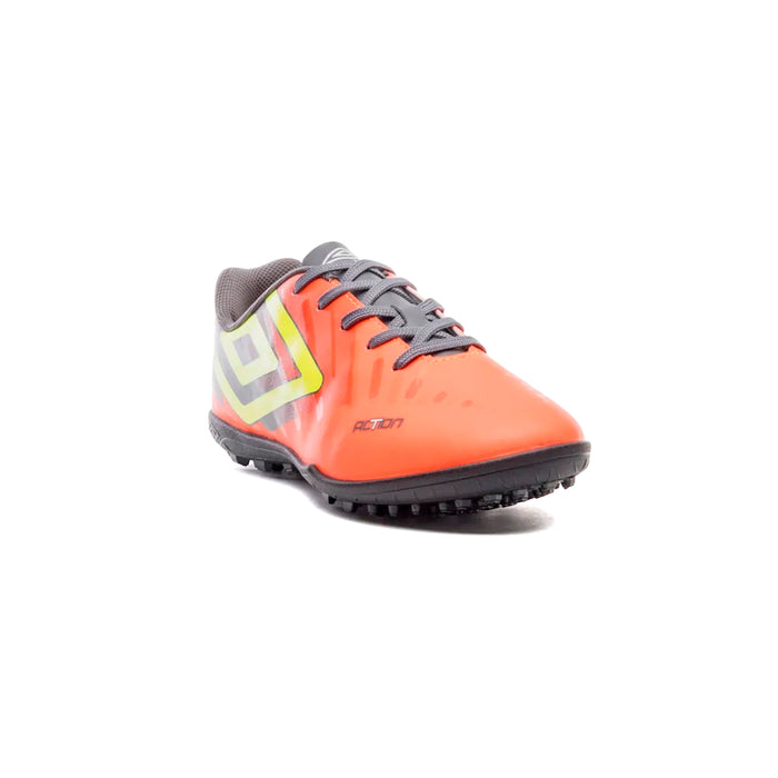 U01FB00249-086 Umbro Calzados Society Masculino Futbol Action Coral/Grafito/Lima