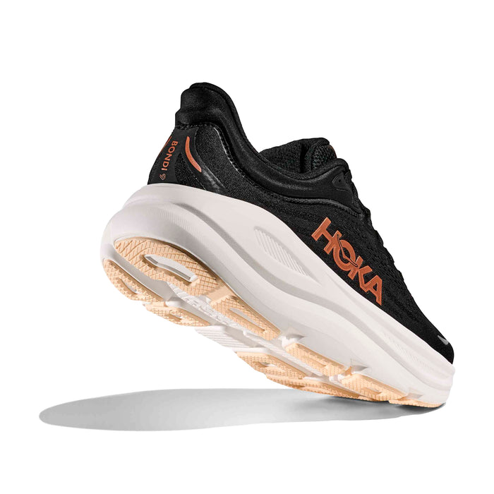 1162012-BRGL HOKA CALZADOS DEPORTIVOS FEMENINO RUNNING BONDI 9 BLACK/ROSEGOLD