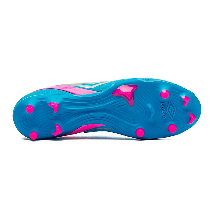 U03FB00241-380 Umbro Calzados Campo Unisex Futbol Adamant Master Class Mailbu Blue/Grey/Pink Glo
