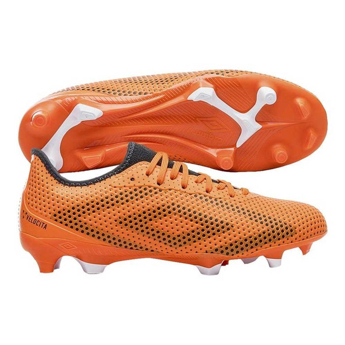 Umbro Campo Masculino Futbol Velocita IX Club Naranja/Negro/Blanco
