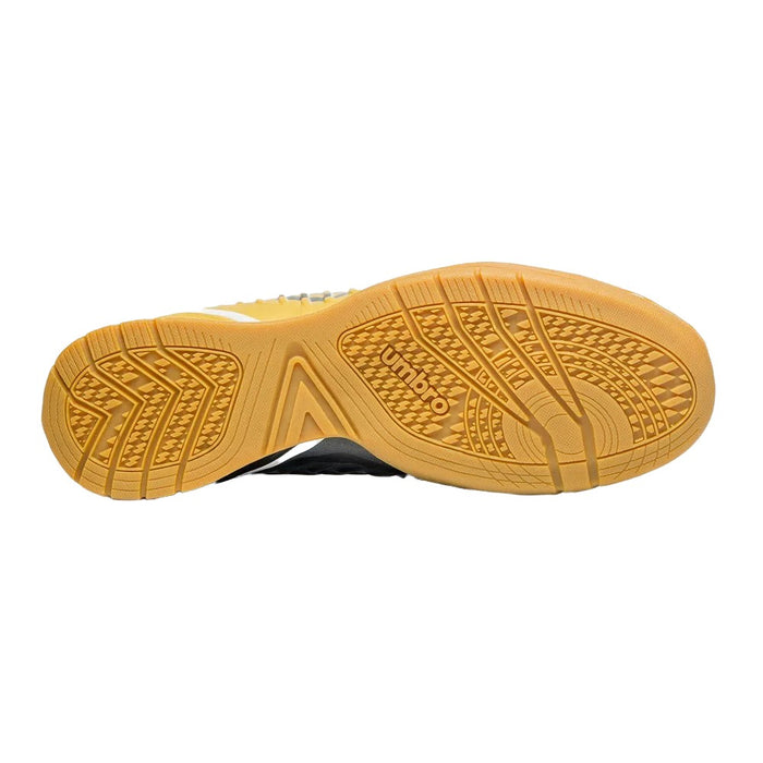 U01FB044-912 Umbro Calzados Unisex Futbol Indoor Fifty IV Dorado/Negro/Blanco