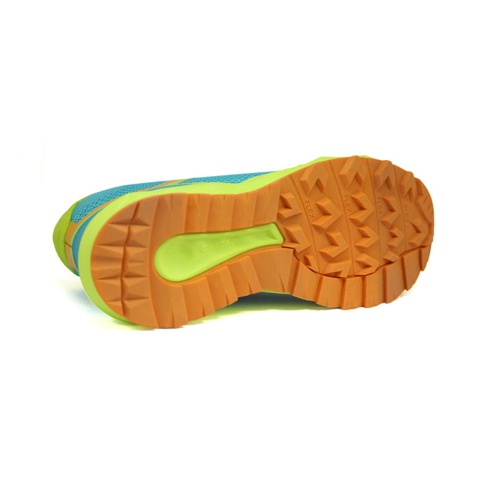 Hitec Deportivos Masculino Hiking Geo Dyn Trail Mid Aqua/Yellow/Lt Green