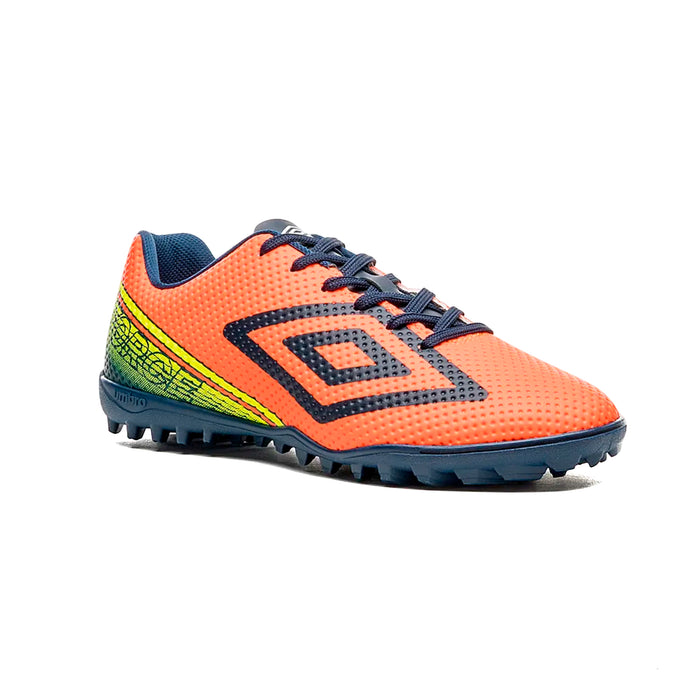U01FB00248-076 Umbro Calzados Society Masculino Futbol Force Coral/Marino/Lima