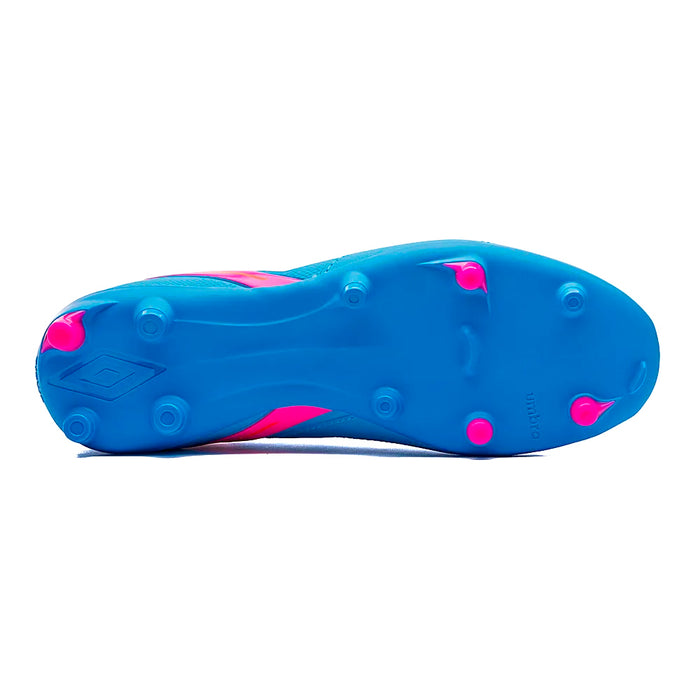 U01FB00229-380 Umbro Calzados Campo Masculino Futbol Adamant Master Class Club Azul/Gris/Rosa