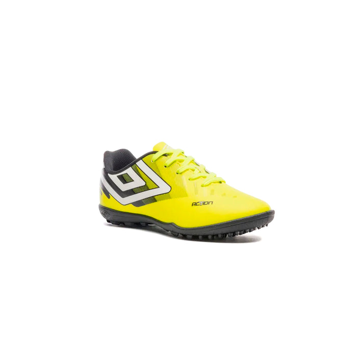 U07FB00286-612 Umbro Calzados Society Niños Futbol Action Jr Lime/Black/White