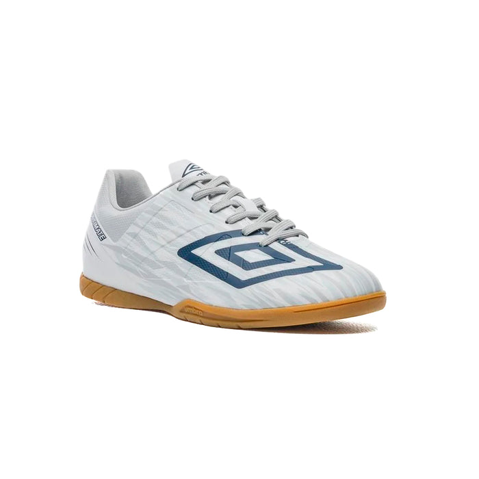 U01FB00236-287 Umbro Calzados Indoor Unisex Futbol Ultimate White/Ice Flow/Navy