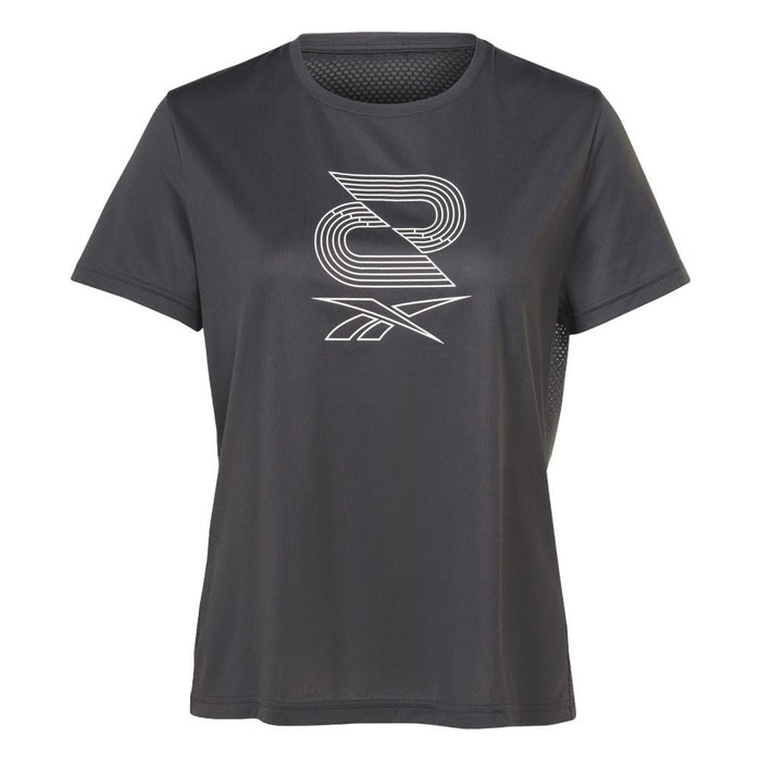 Reebok Running Remeras Femenino SW Graphic Tee Night Black