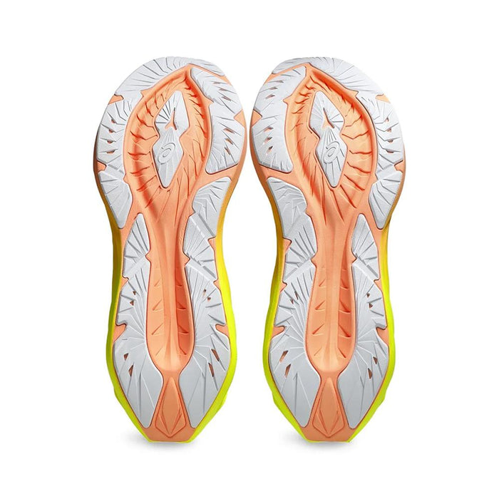 Asics Deportivos Masculino Running Novablast 4 Paris Cool Matcha/Safety Yellow