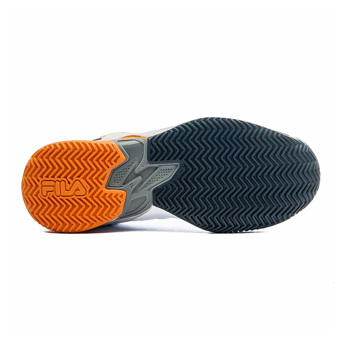 Fila Masculino Tenis Float Verve Clay Blanco/Tangerine/Marino