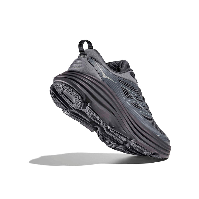 1155391-CYG HOKA CALZADOS DEPORTIVOS MASCULINO RUNNING BONDI 8 TS CAGED CHARCOAL GREY/GREY SKIES