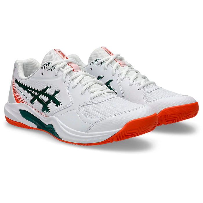1041A546.100 Asics Calzados Deportivos Masculino Padel Gel-Dedicate 9 Padel White/Jewel Green