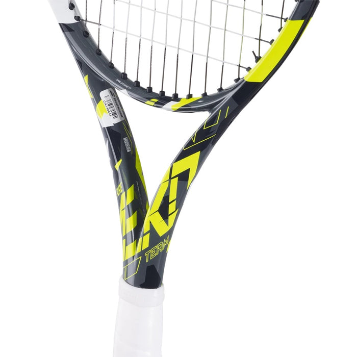 Babolat Tenis Raquetas Pure Aero Team Sin Encordado Gris/Jaune/Blanco