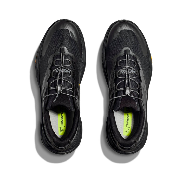 1123153-BBLC HOKA CALZADOS DEPORTIVOS MASCULINO RUNNING TRANSPORT BLACK/BLACK