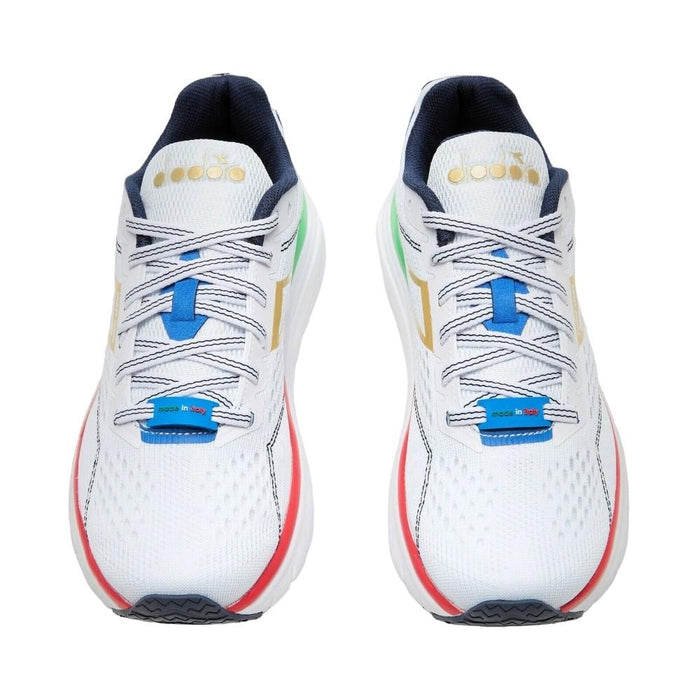 Diadora Femenino Running Equipe Atomo Blanco/Dorado