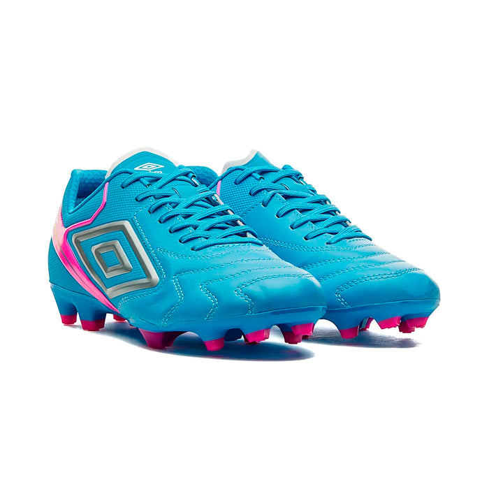 U03FB00241-380 Umbro Calzados Campo Unisex Futbol Adamant Master Class Mailbu Blue/Grey/Pink Glo