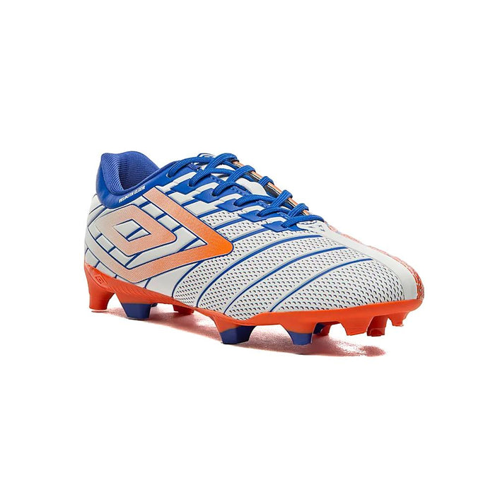 Umbro Campo Masculino Futbol Velocita Elixir Club Blanco/Naranja/Azul