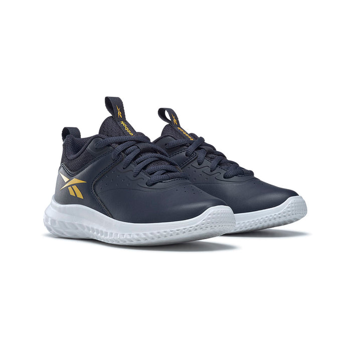 HP4789  REEBOK CALZADOS RUNNING NIÑOS RUSH RUNNER 4.0 SYN VECTOR NAVY/VECTOR NAVY/ALWAYS YELLOW