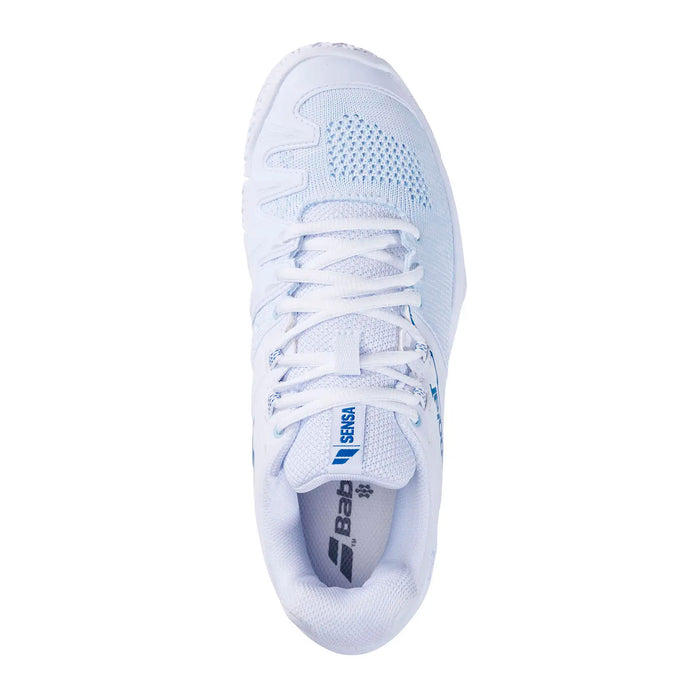 3A1S25C757-1104 BABOLAT CALZADOS DEPORTIVOS FEMENINO PADEL SENSA WHITE/COOL BLUE