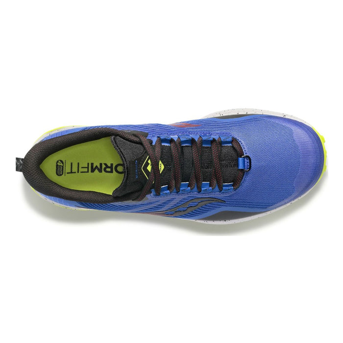 Saucony Trail Masculino Peregrine 12 Blue Raz/Acid